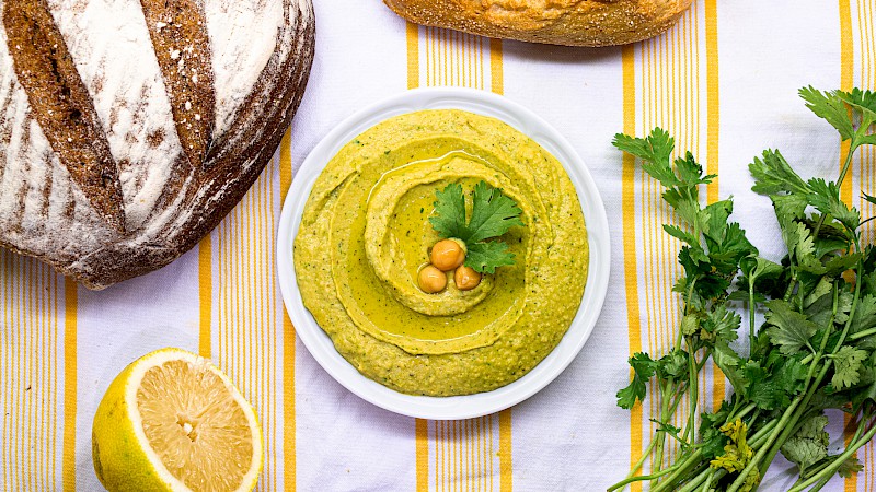 Koriander-Hummus