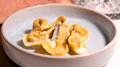 Tortellini mit Pilzfüllung