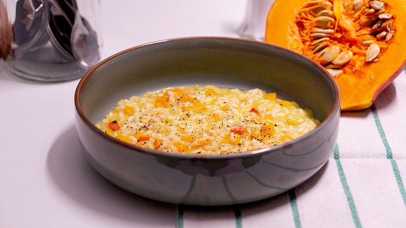 Kürbisrisotto