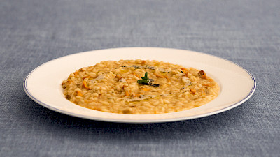 Cremiges Pilzrisotto