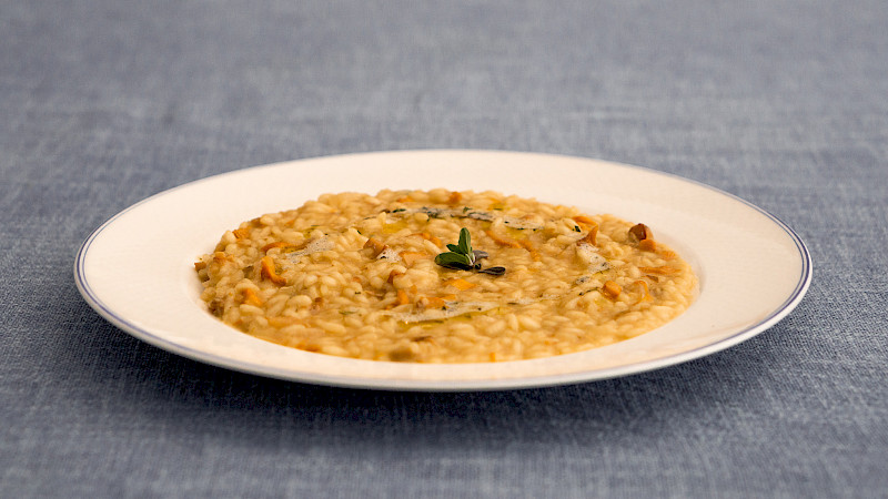Cremiges Pilzrisotto