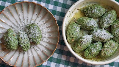 Südtiroler Spinat-Topfen-Nocken