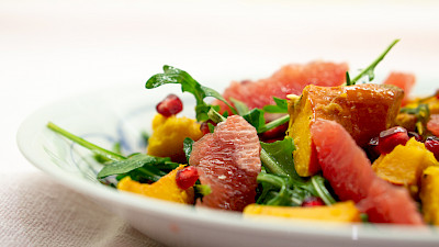 Fruchtiger Kürbissalat