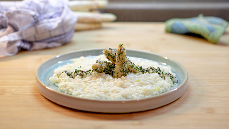 Spargelrisotto
