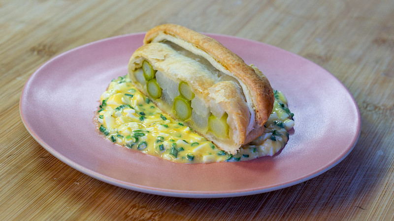 Spargelstrudel