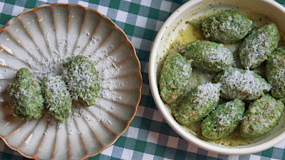 South Tyrolean Spinach Curd Dumplings