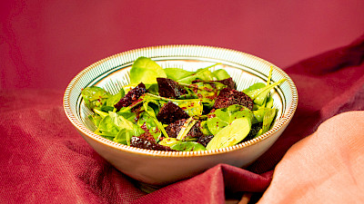 Rote-Beete-Spinat-Salat